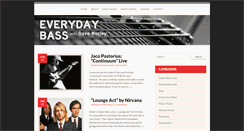 Desktop Screenshot of everydaybass.com