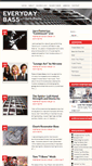 Mobile Screenshot of everydaybass.com